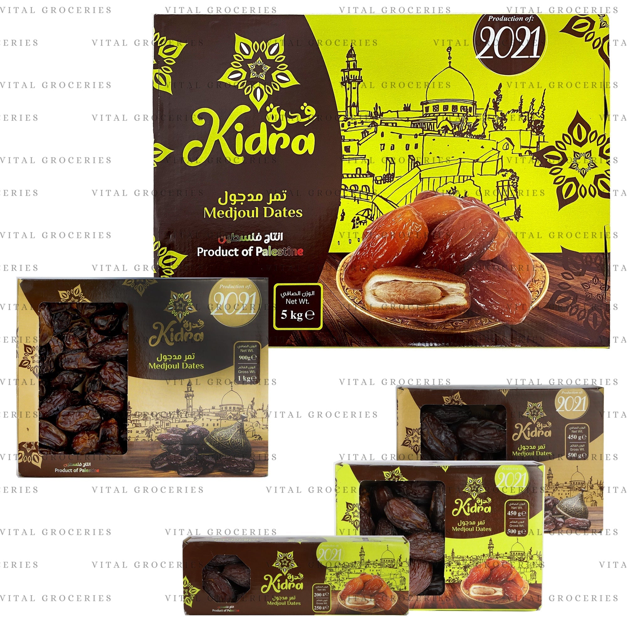 Kidra Medjoul Dates Green 500g